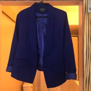 Royal blue blazer
